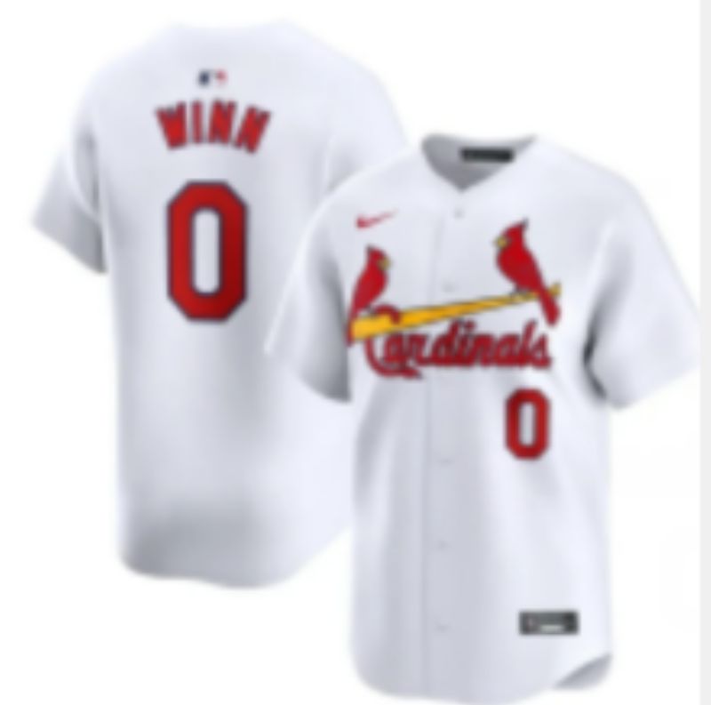 Men 2025 St.Louis Cardinals 0 Winn White Nike 2025 MLB Jersey 02